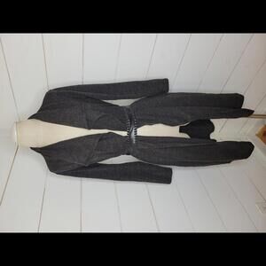NWOT Boutique Blumin Apparel small black long drape cardigan